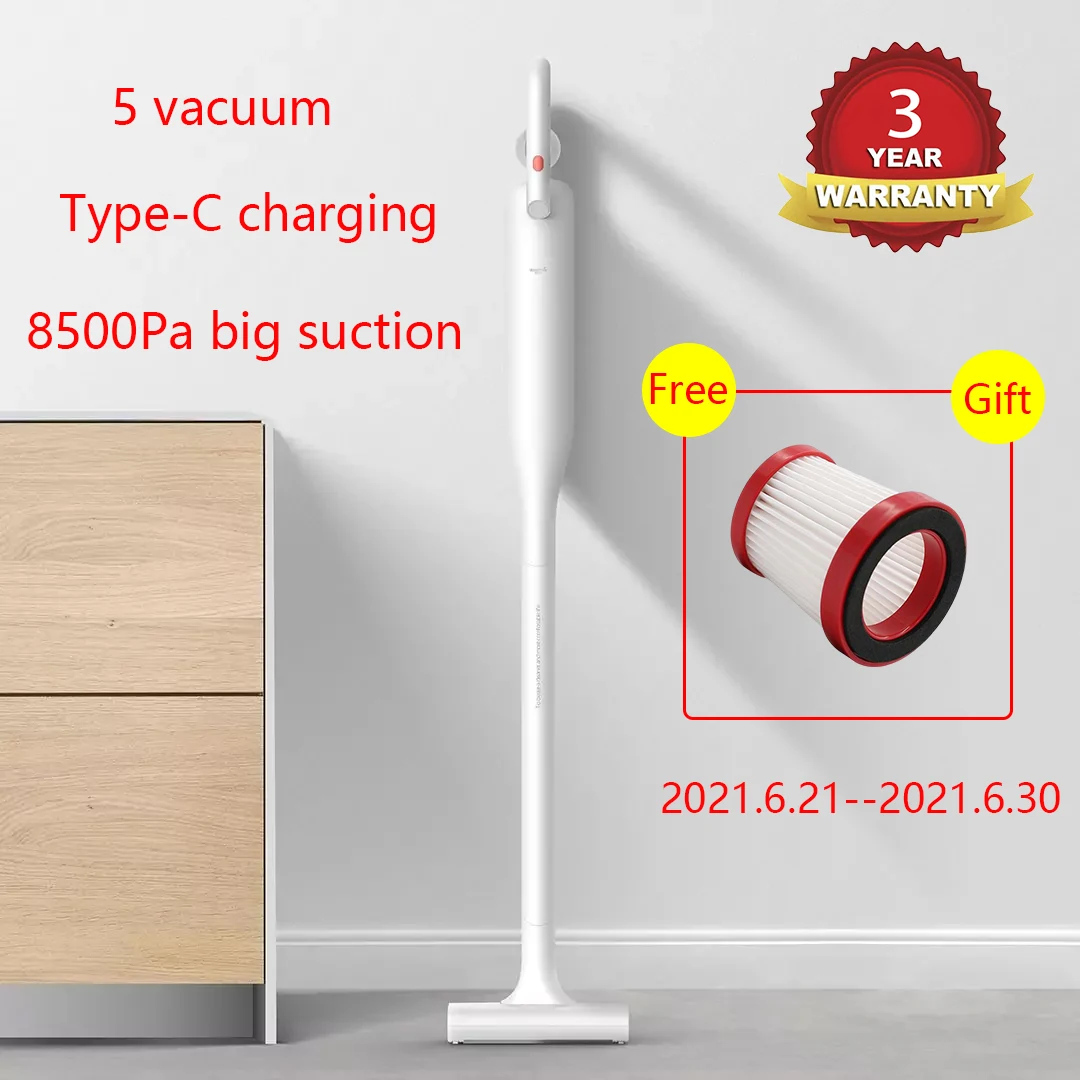 

2021 Deerma VC01 Wireless Upright Vacuum Cleaners Washing Cordless Electric Household Vertical Cleaner Car Pool from Youpin
