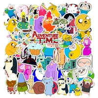 103050pcs adventure time cartoon girl stickers skateboard guitar motorcycle luggage waterproof cool decal stickers kid toy