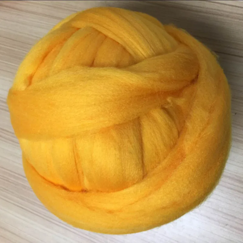 

1000g/Ball Super Thick Natural Wool Chunky Yarn Felt Wool Roving Yarn For Spinning Hand Knitting Spin Yarn Diy Blanket Supply 5