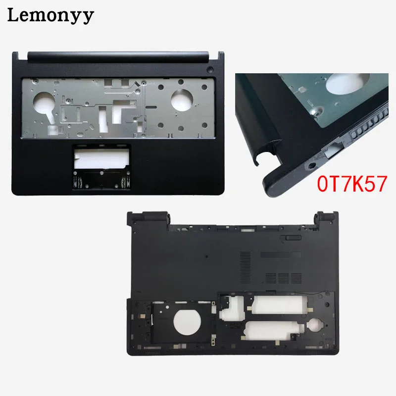 Black frame and D Упор для рук верхний чехол/нижний чехол Обложка для Dell Inspiron 15u 15-5000 5000 5555 5558 5559 V3558 V3559 0T7K57 - Цвет: Black frame and D