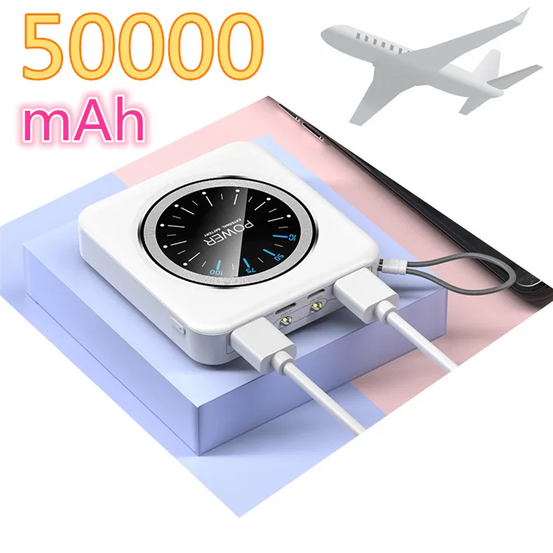 Портативное мини-зарядное устройство на 50000 мА · ч USB-зарядное портативное