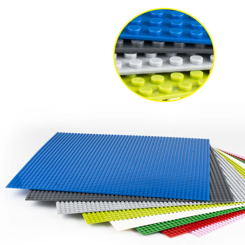 Pаспродажа 1 шт. мелкие частицы 50x50 напольная пластина Кирпич Строительные блоки основание DIY строительный блок совместимый креативный подарок замок и...