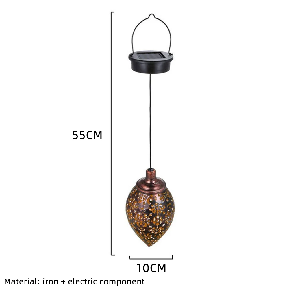Новый марокканский светильник на солнечной батарее в стиле ретро Светильники