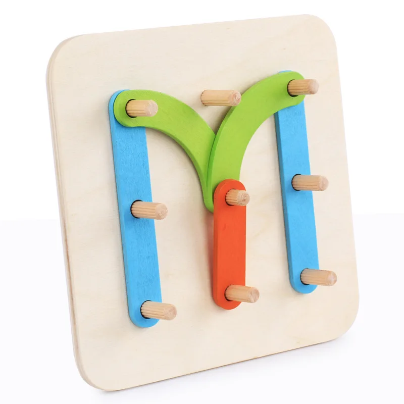 

2020 New Wooden Montessori Toys Jigsaw Puzzle DIY 3D Puzzles for Kids Educational Toys Christmas Gift