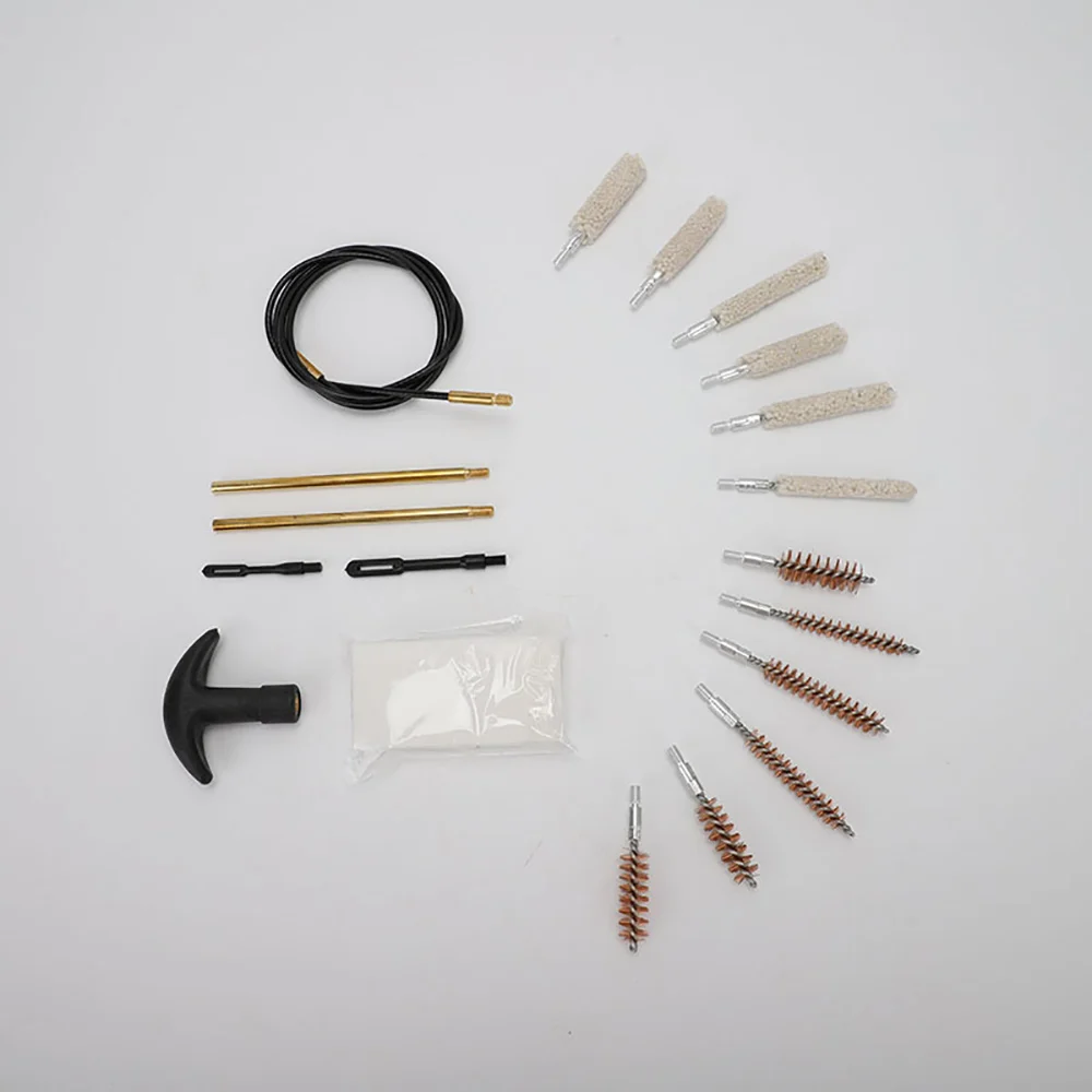 

16/17 Pcs Gun Cleaning Kit Tools For Rifle Pistol Handgun Shotgun Professional Cleaning Gun Brush Bag Hunting Brush Accessories