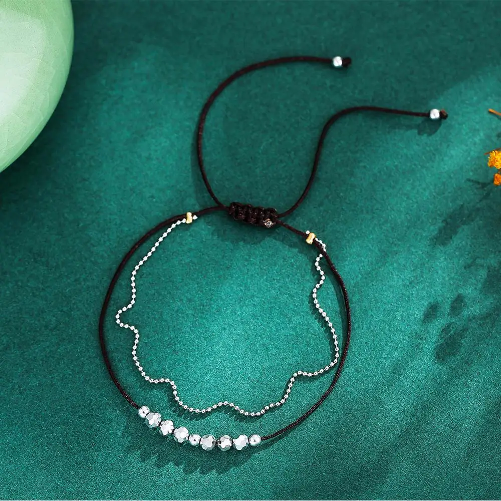 Простой дизайн кристалла бусины из нержавеющей стали шариковая цепь