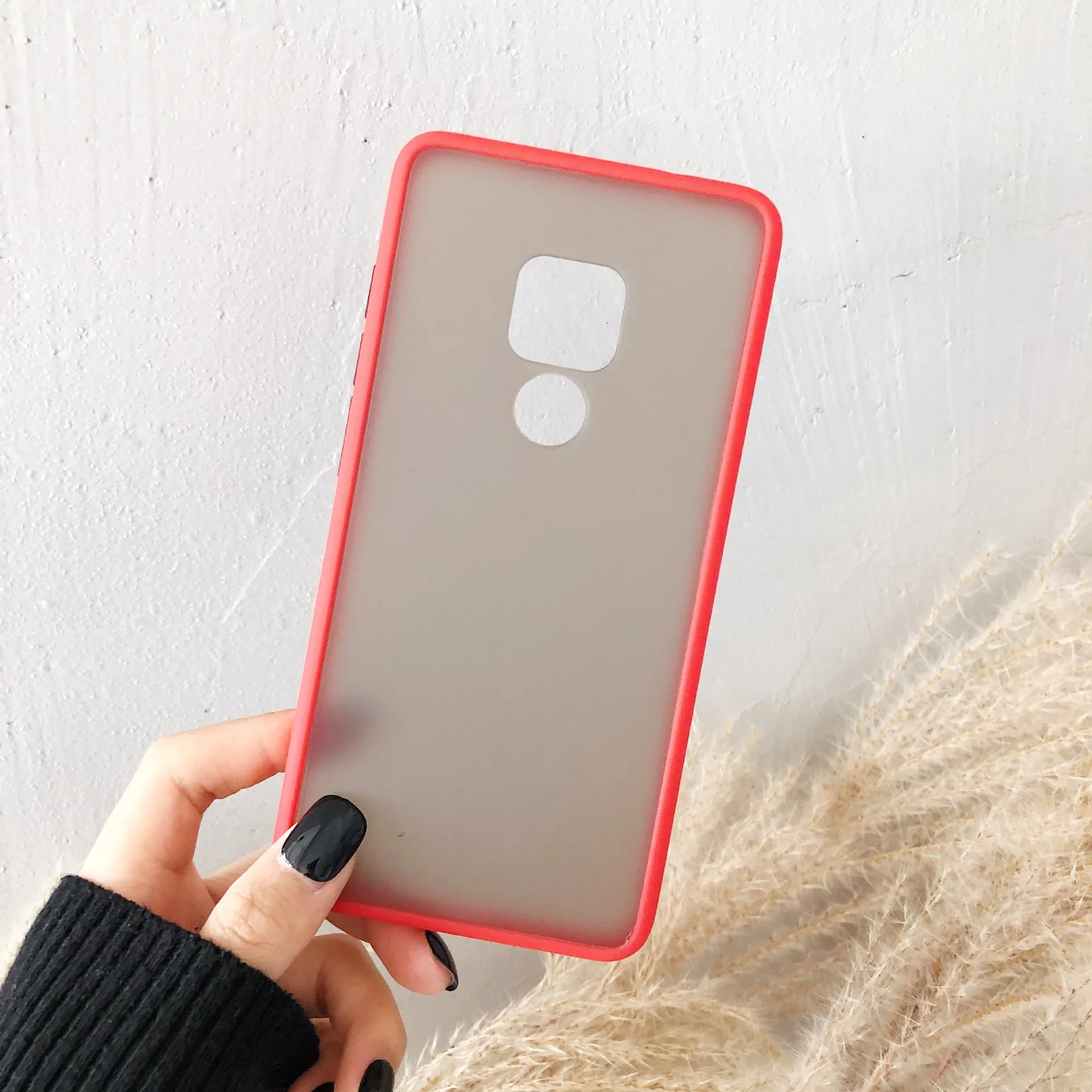 Подходит для HUAWEI20 P20pro P30 P30PRO Mate30 Mate30PRO Nova4e P40 матовый Силиконовый чехол с защитой