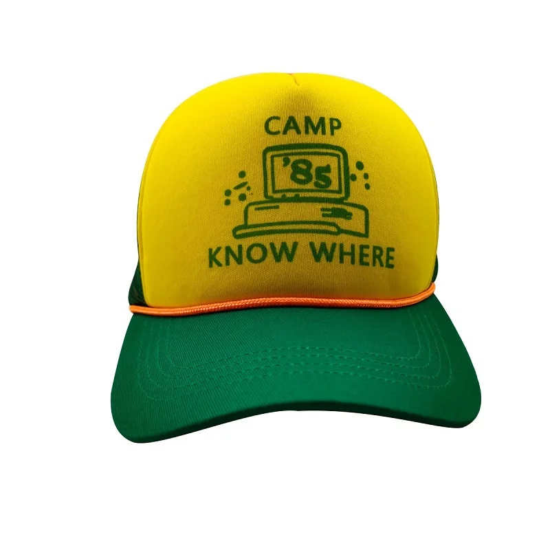 New Stranger Things 3 Dustin Hat Retro Trucker Cap Camp Know Where Adjustable Gift Halloween Cosplay Sport Baseball Caps |