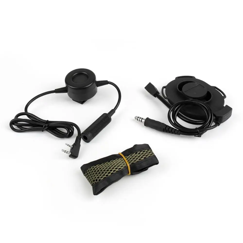 Artudatech 1 шт. 2Pin HD01 Z-Tactical Bowman Elite гарнитура Водонепроницаемая PTT для Kenwood Radio |