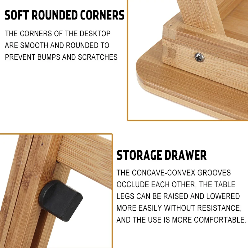 

Folding Height Adjustable Small Table Computer Bed Desk Studying Table Computer Stand Laptop Desk Breakfast Brunch Table