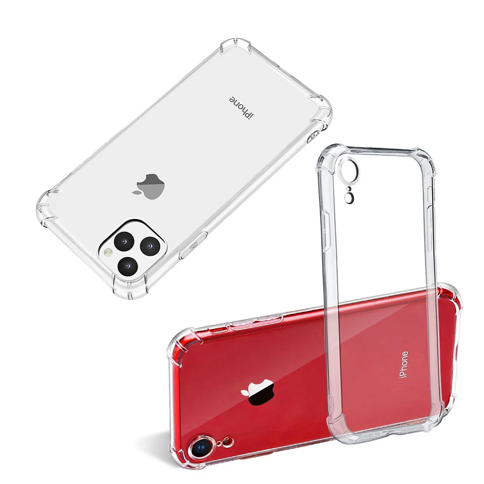 Роскошный прозрачный противоударный Гибридный резиновый чехол для Apple iphone 5 5s SE 7