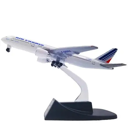 16CM777 Игрушечные модели самолетов air Франция авиалинии авиация Boeing B777 B747 модель самолета литой под давлением пластиковый сплав самолет подарки для детей - Цвет: 16CM777