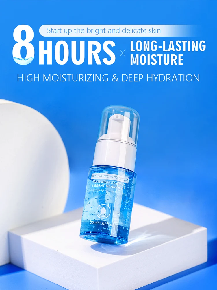 

Hyaluronic Acid Face Serum Anti-Aging Shrink Pore Whitening Moisturizing Essence Face Cream With Various Natural Ingredients