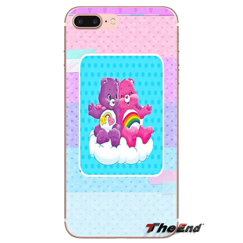 Прозрачный мягкий чехол Чехлы cute Care Bears для huawei Коврики Honor 4C 5C 5X6X7 7A 7C 8 9 10 8C 8X20 Lite