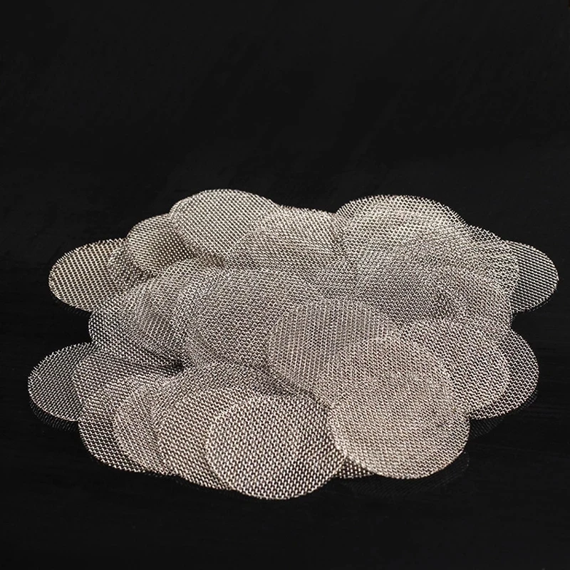 

100/500pcs 16/20mm Quality Stainless Steel Net For Hookah Water Pipe Filter Screen Gauze Tools Filters Pipe Combustion Network