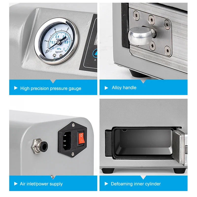 uyue x9 mini defoaming machine autoclave debubble machine for  lcd screen below 7 inches phone bubble removerefurbished free global shipping