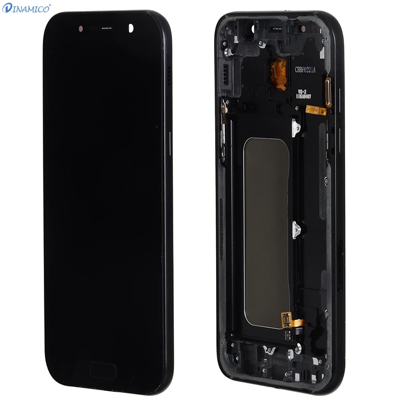 Dinamico Акция A5 дисплей для samsung Galaxy A520 Lcd кодирующий преобразователь сенсорного экрана в сборе A520F дисплей с рамкой