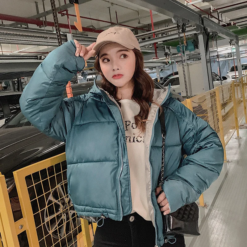 2019 зимняя куртка пуховик Для женщин ультра длинный рукав светильник вниз Теплый