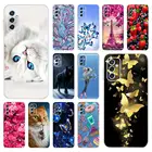 Чехол для Samsung Galaxy M52, мультяшный милый чехол для телефона, мягкий чехол для Samsung M32, M52, M42, M12