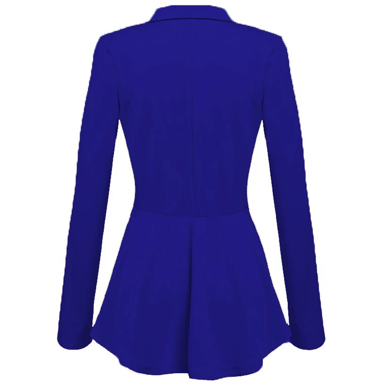 Женский блейзер с лацканами CINESSD двубортный приталенный Повседневный пиджак