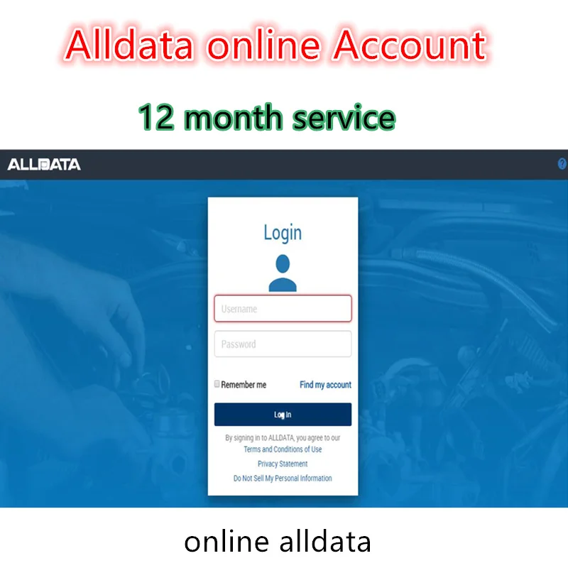 

True Newest 2021 alldata software Auto repair software Alldata online Account 12 month service alldata software