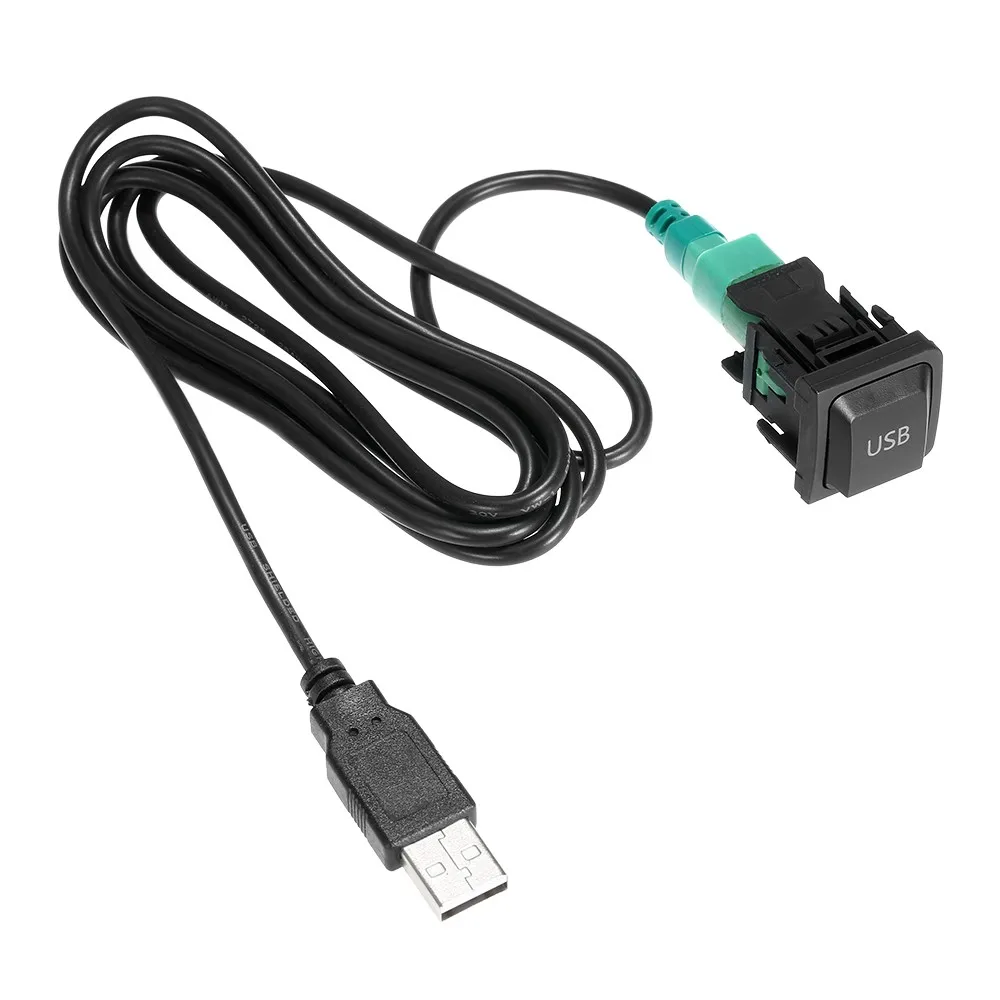 USB аудио кабель адаптер CD плеер радио провод подходит для Фольксваген 130 см|Кабели