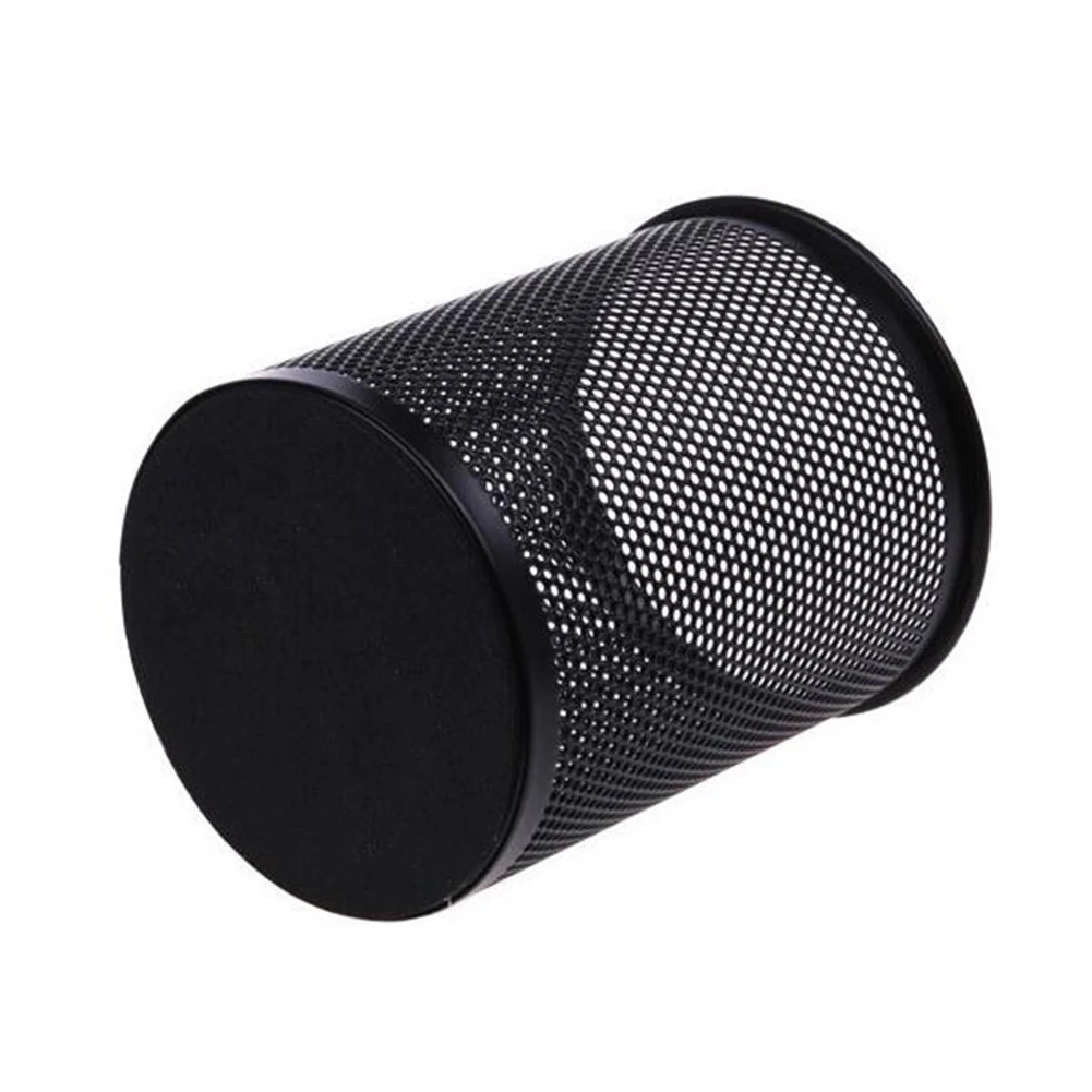 Desktop Pen Holder Metal Mesh Modern Storage Office Ornament Multi Functional Pencil Case Makeup Brush Pot Cosmetic Container | Канцтовары
