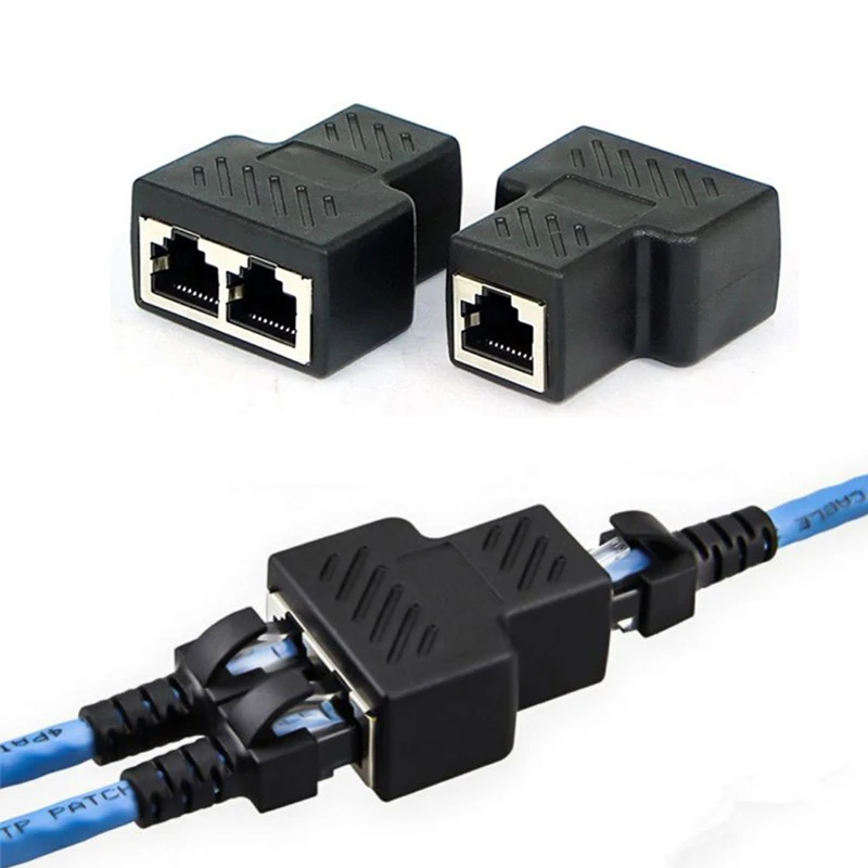 Сетевой кабель локальной сети Ethernet от 1 до 2 способами Женский Стандарт RJ45 для