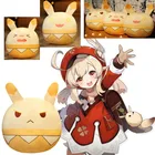 Новая Аниме игра Genshin Impact Keqing Keli Ganyu косплей реквизит аксессуары похлопывающая бомба кролик Подушка плюшевая мягкая подушка игрушка для фанатов