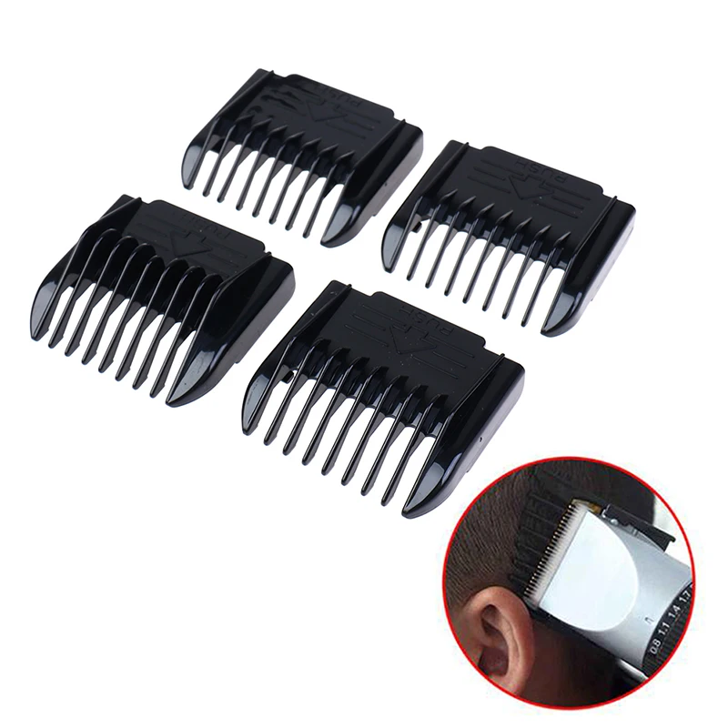 

4 Pcs Guide Combs Hair Trimmer Clipper Limit Comb Cutting Guide Replacement Tool Attachment Size Barber Replacement