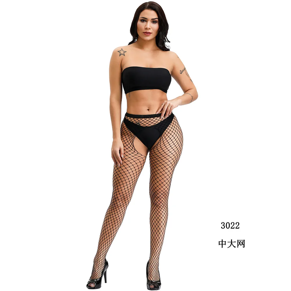 Женское сексуальное нижнее белье женские чулки джинсы с дырками сетчатые