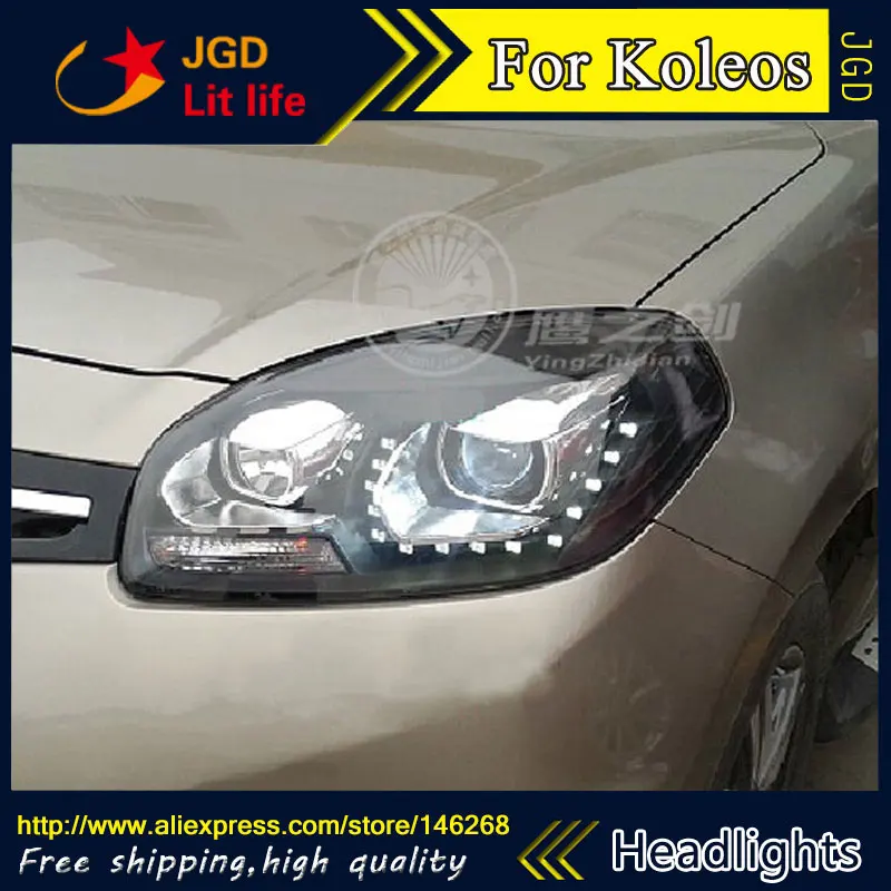 Автомобильный Стайлинг светодиодный HID Rio Renault koleos чехол для фары фар Bi Xenon