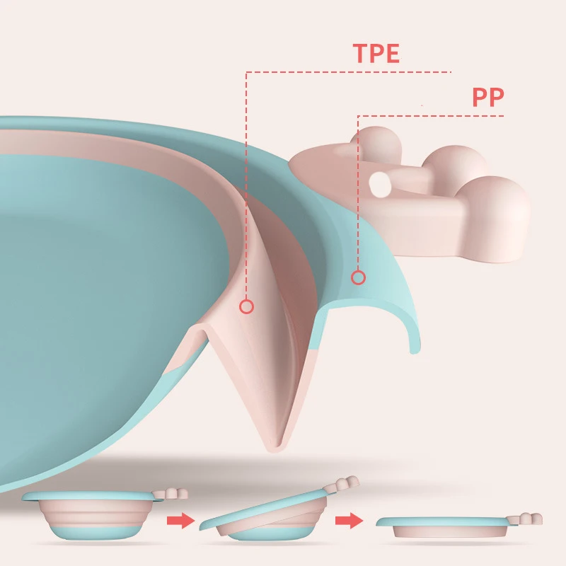 Портативный складной умывальник для путешествий выдвижной детей мультяшный