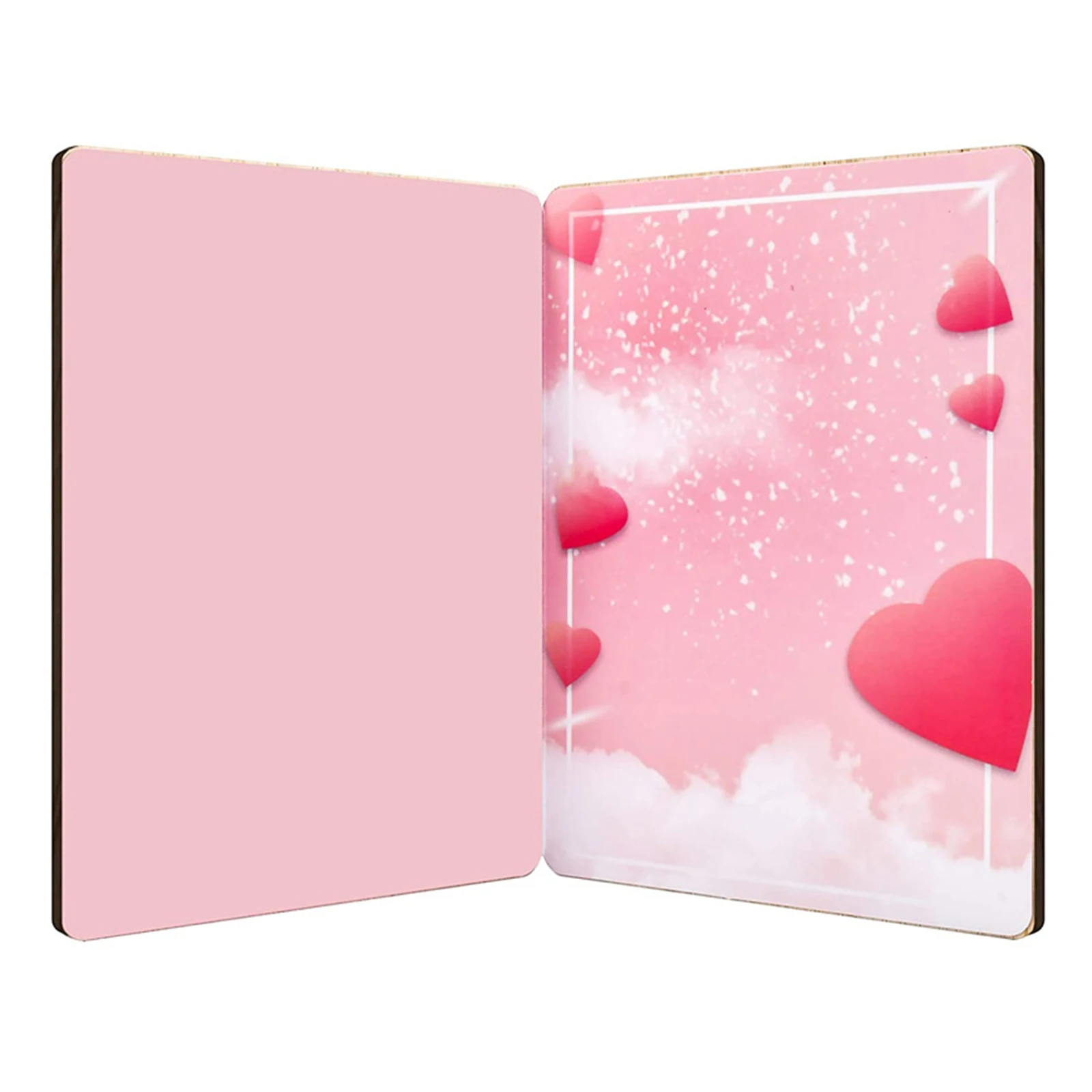 Поздравительная открытка на день матери Деревянная для мамы с конвертом