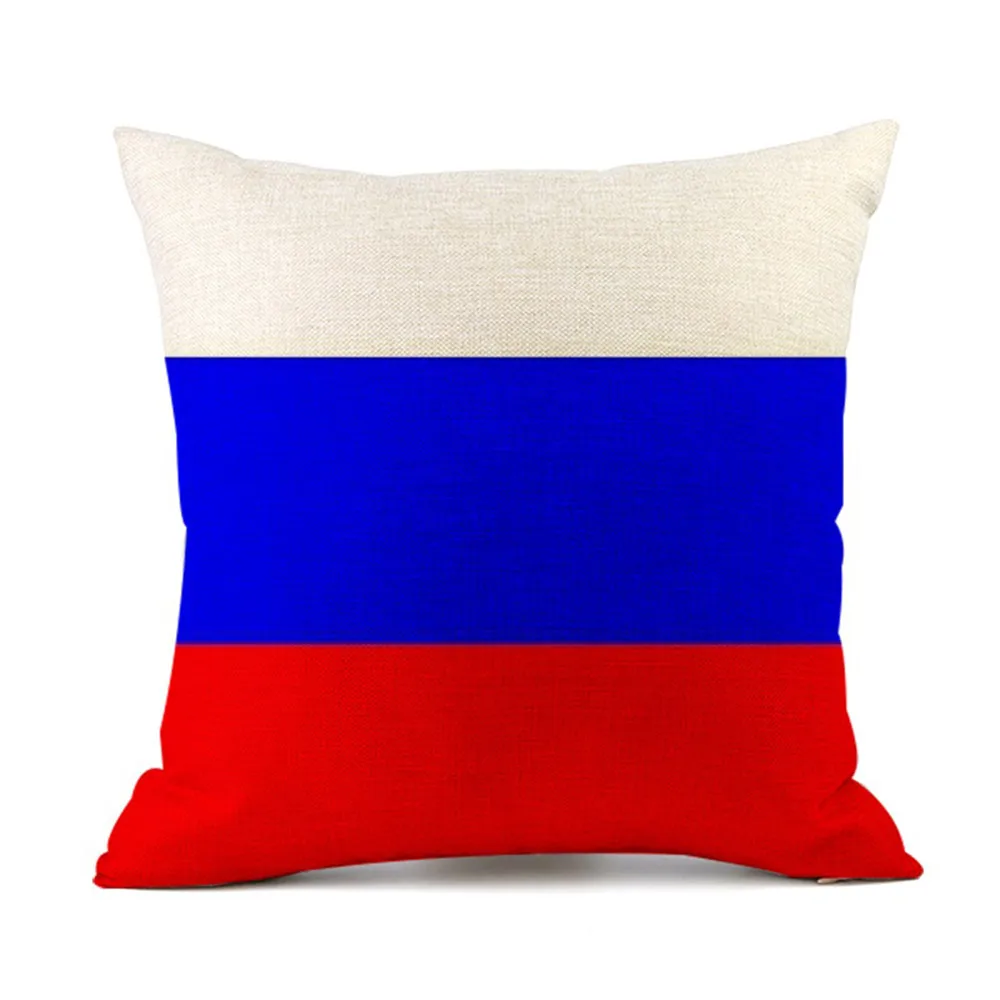 Новые декоративные подушки для дома с рисунком национального флага наволочка 45x45