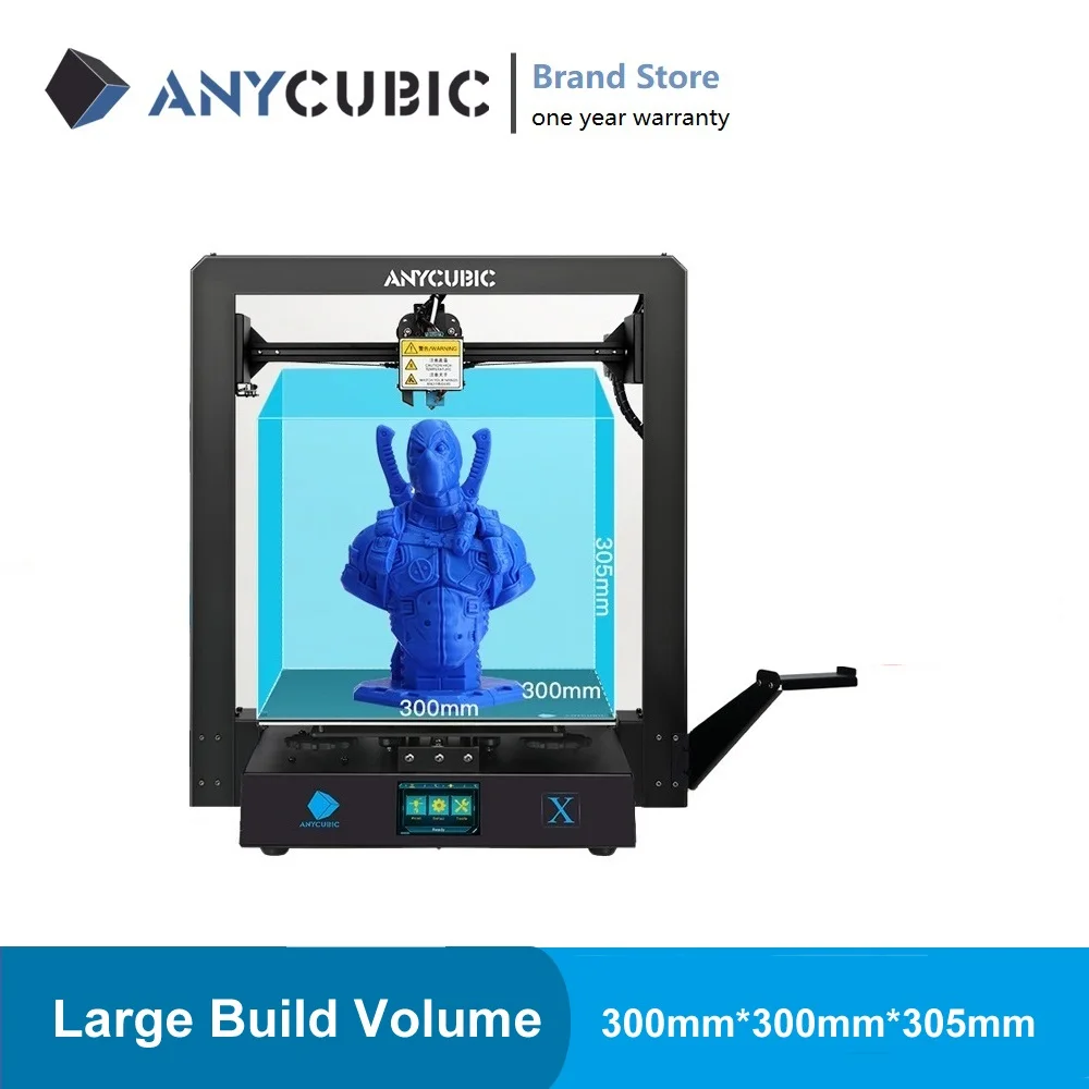 3D-принтер ANYCUBIC Mega X полностью металлический сенсорный экран TFT высокая точность |