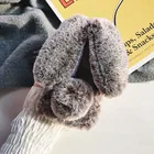 Милый пушистый чехол из кроличьего меха для ASUS ZenFone 3 4 5 Max M1 Pro M1 Go Live ZB555KL ZB602KL ZC520KL ZB631KL ZB501KL ZB633KL