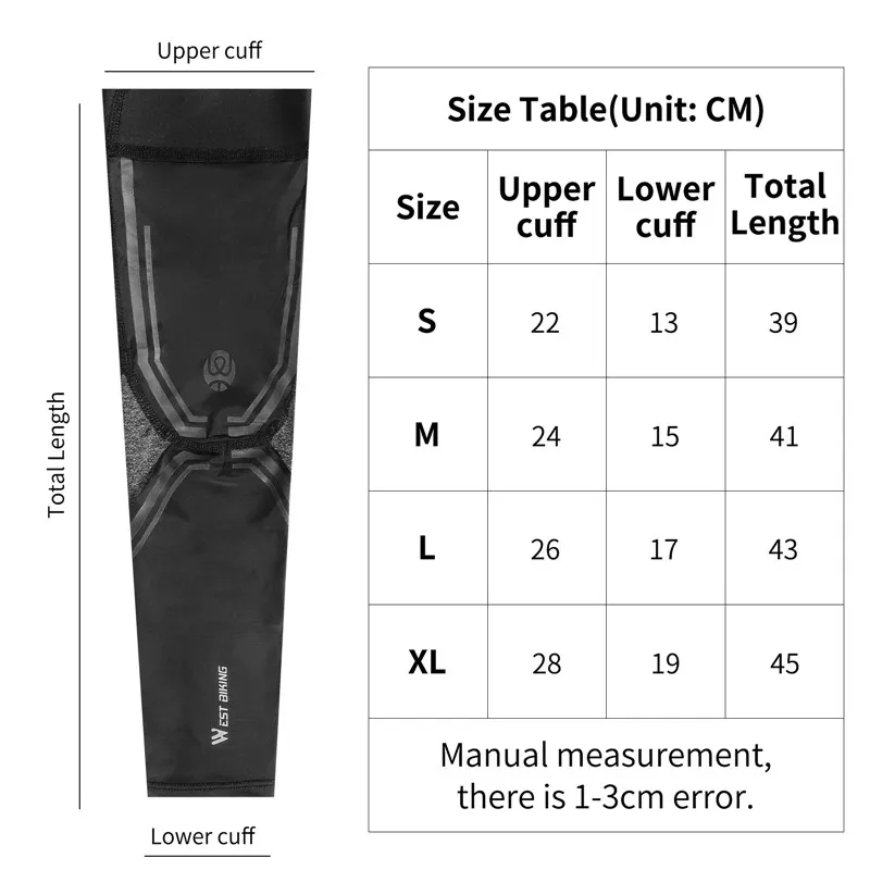 

Anti-UV Cycling Arm Sleeves Breathable Ice Silk Bike Sleeves,for Mountain Bikes,Bicycle, Fitness Men and Women Sports Arm Guards