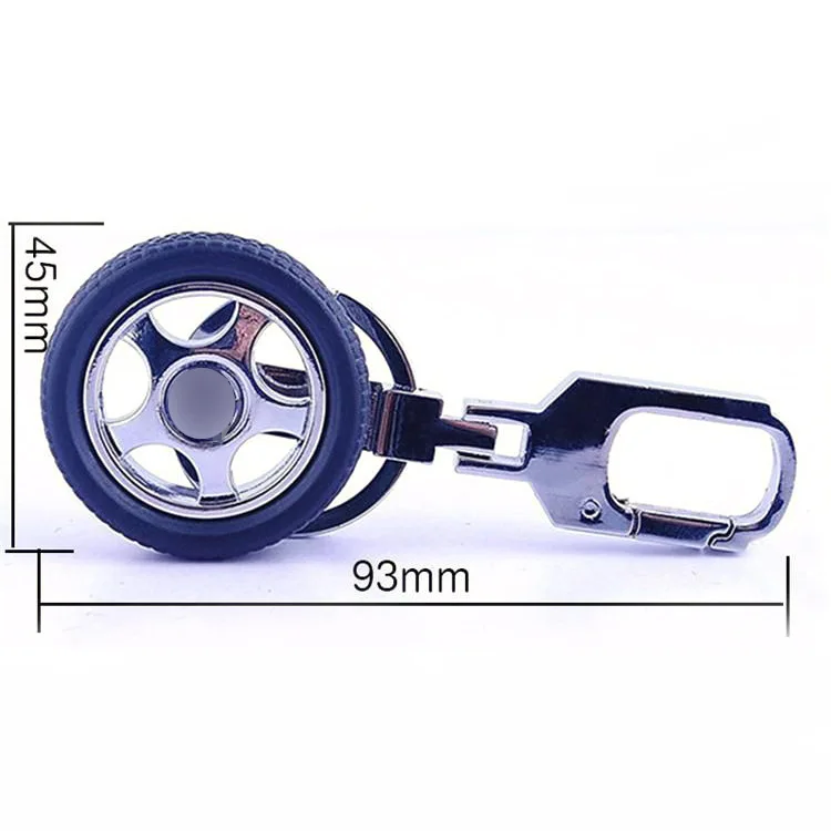 Car accessories car Key Ring Keychain Wheel Rim Chain Luxury Aluminum for mercedes benz amg w204 cla w203 w211 w205 | Автомобили и