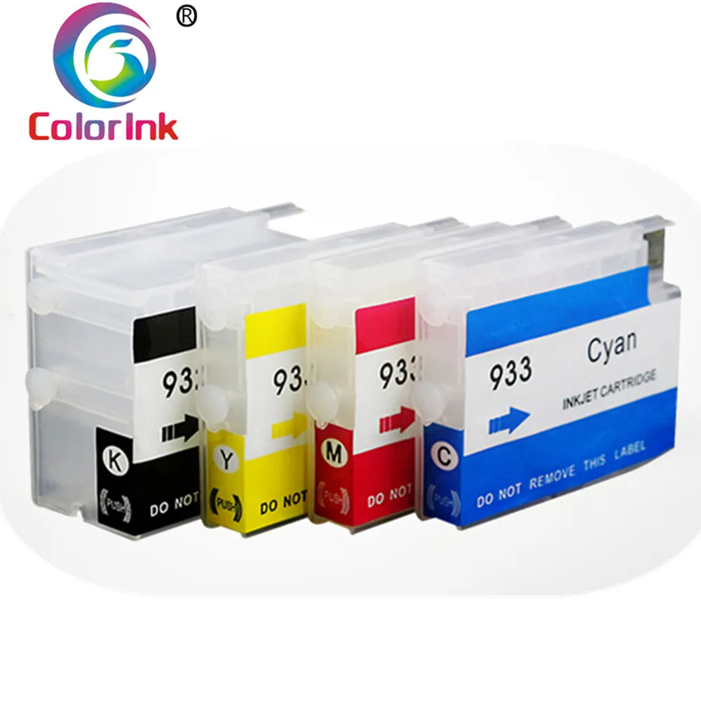 Цветной чернильный легко Заправляемый 932 933 картридж для HP 932XL 933XL Officejet 6100 6600 6700 7110