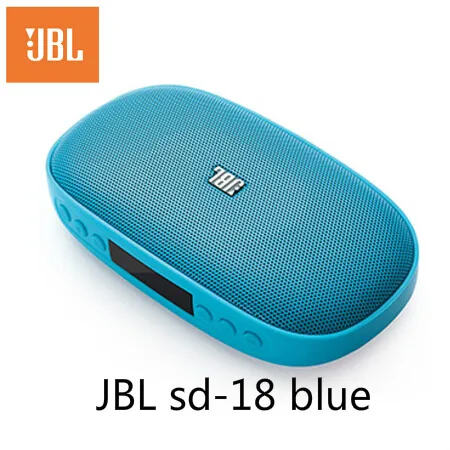 JBL sd-18 blue JBL sd-18 беспроводной bluetooth динамик мини Портативная Подключаемая карта аудио телефон внешний плеер usb флэш-накопитель TF карта fm-радио - Цвет: JBL sd-18 blue