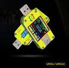 UM34C для приложения USB 3,0 Type-C ЖК-дисплей для измерения заряда батареи тестер сопротивления кабеля UM34 UM34C