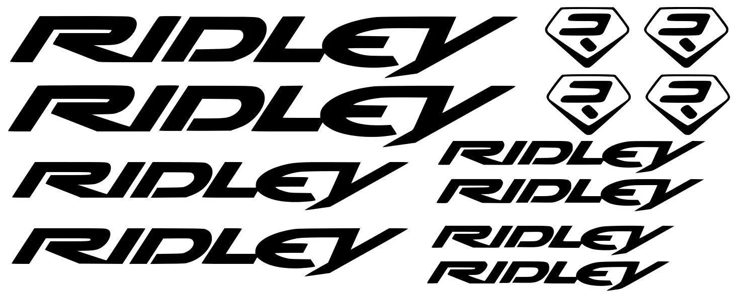 

For 12xRidley Bike Decals Sticker Set MTB DH Freeride Racing Road Car Styling