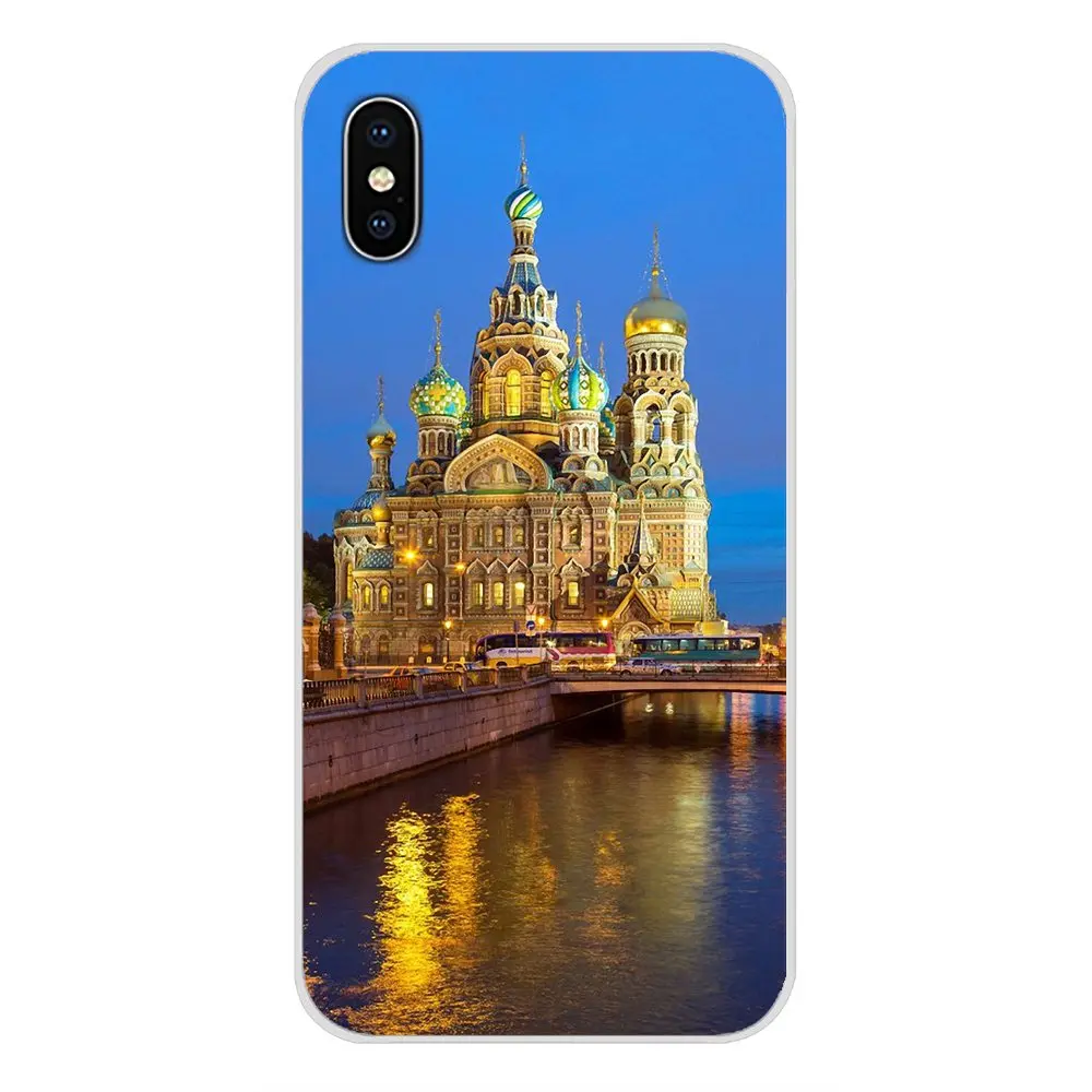Прозрачный чехол из материала tpu Российской Федерации Санкт-Петербург для Samsung