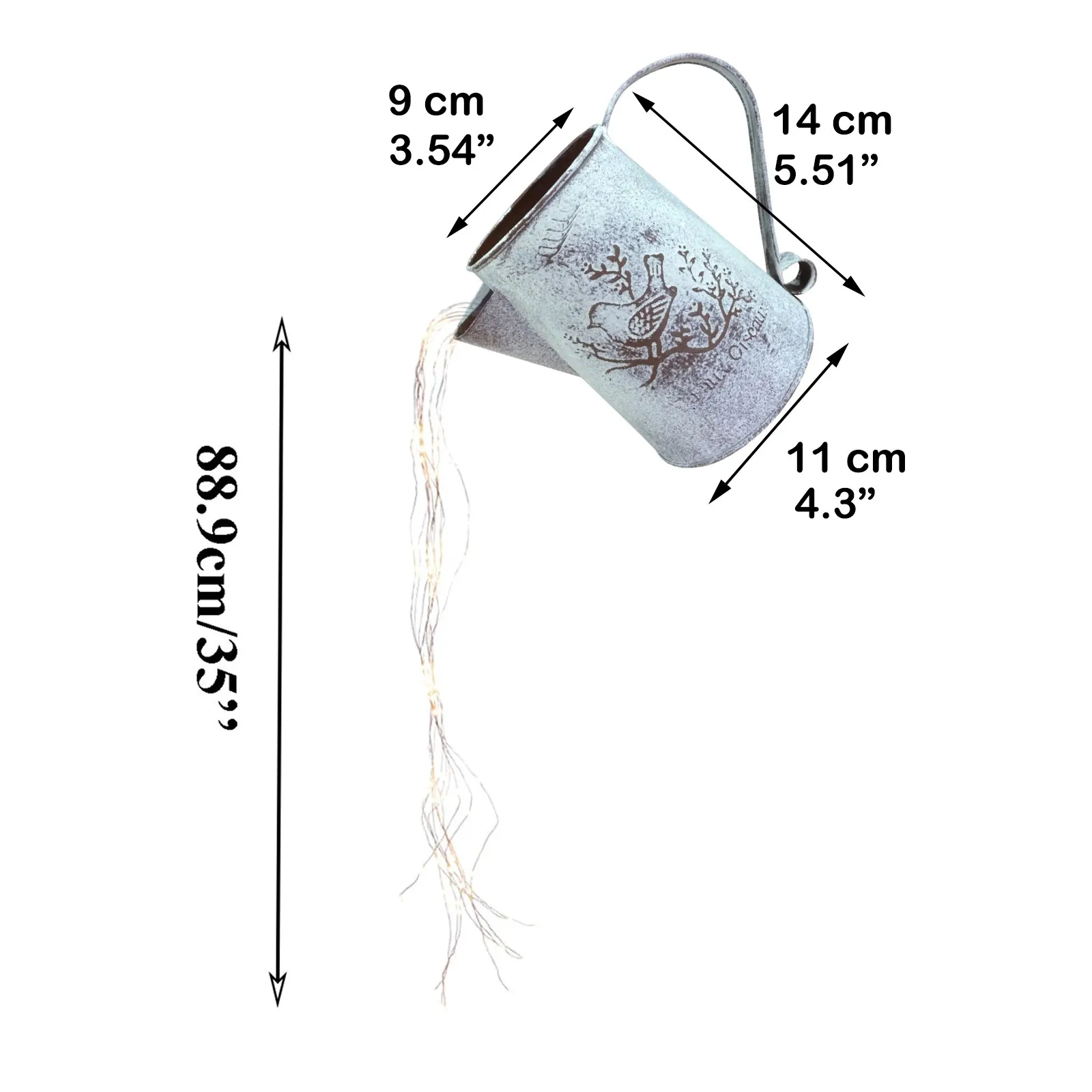 

Star type Shower Garden Lawn Lamp Creative Watering Can Sprinkles Garden Art Light Decoration Outdoor Gardening Lawn Lamp/*