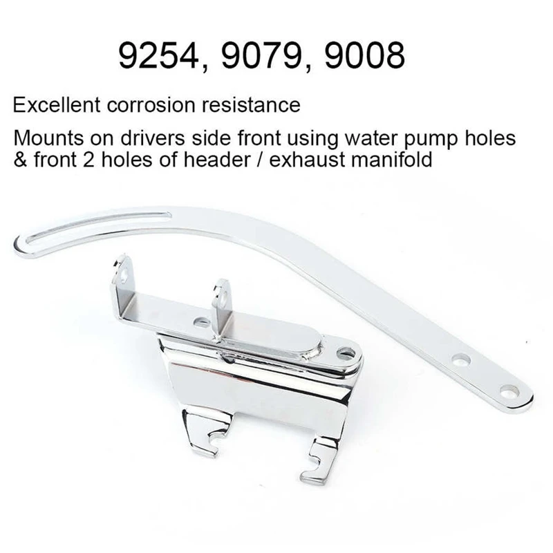 

Car Auto Alternator Mount Bracket Kit 9254 9079 9008 Replacement Fits for Chevy SBC 283 327 350 Engines