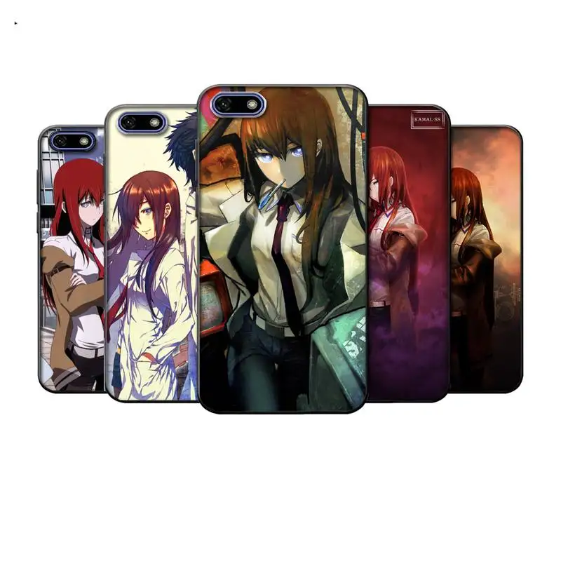 

0 Steins Gate Makise Kurisu Custom Phone Case For Xiaomi 5 6 8 9 10 F1 X Se Lite Pro Note Mix 2 3 10 Cover