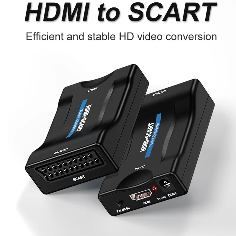 Преобразователь 1080P HDMI на Scart высококлассный преобразователь Аудио и видео