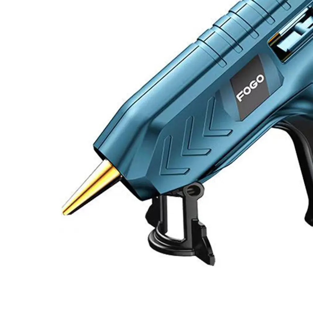 

New High Temp Heater Melt Hot Glue Gun 40W DIY Household Industrial Heat Mini Glue Gun USB Recharge With 10pcs 7mm Glue Sticks