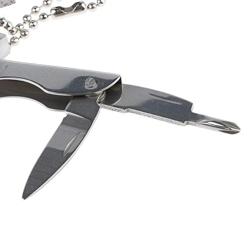 

Multi Mini Plier Outdoor Clamp Hiking Portable Pocket Muilti-functional Keychain Plier with EDC Screwdriver